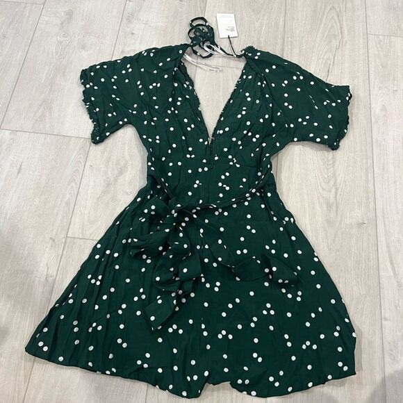 Faithfull the brand sienna dress Linnea dot print size s - Picture 2 of 8